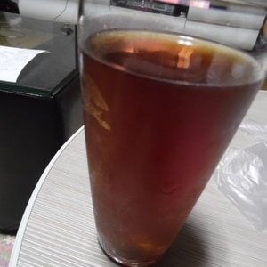 軽快な味、グレープフルーツアイスコーヒー